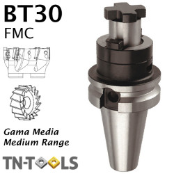 Cono BT30 Portafresas Combinado con Chavetas Gama Media