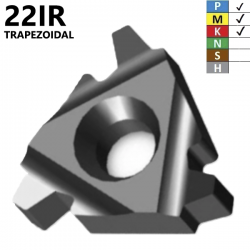 Placas de Roscado 22IR Trapezoidales (4,0-6,0) Recubrimiento TIALN