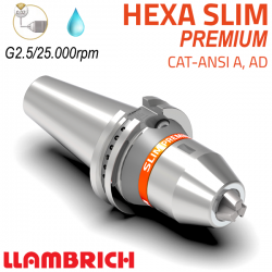 Portabrocas Llambrich HEXA SLIM Premium BT MAS403 de Súper Precisión con cono integrado, cuerpo reducido y Llave Torx