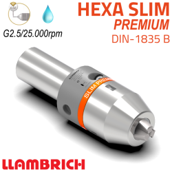 Portabrocas Llambrich HEXA SLIM Premium CAPTO de Súper Precisión con cono integrado, cuerpo reducido y Llave Torx