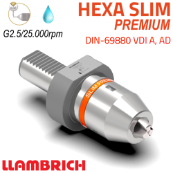 Portabrocas Llambrich HEXA SLIM Premium CAPTO de Súper Precisión con cono integrado, cuerpo reducido y Llave Torx