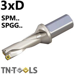 indexable Drill Holder 2 x D with insert YG1 (only available without inserts)