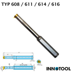 Porte-outils en carbure pour l'usinage de trous