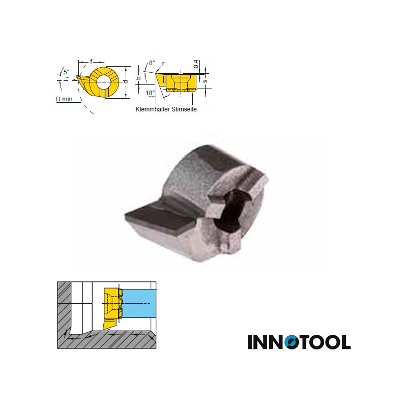 Inner Drilling and Copying Inserts for Hardened Parts