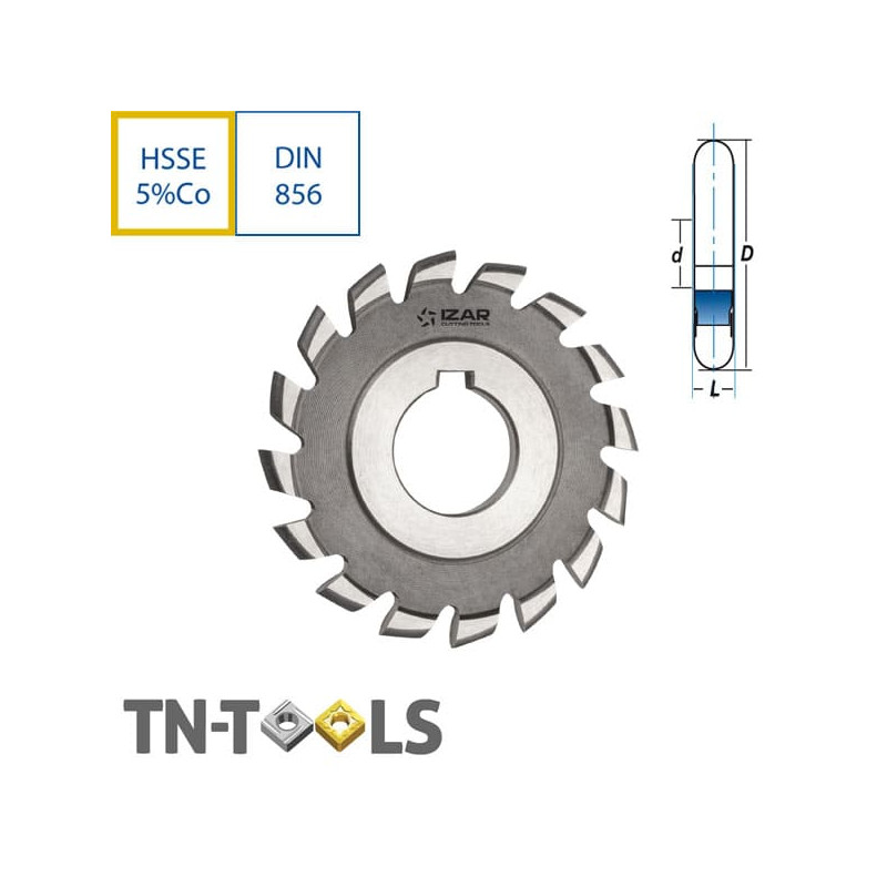 Convex Half Circle HSSE 5% Co Cutter