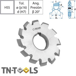 Fraise à tailler les engranages HSS modulaire