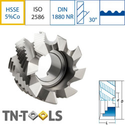 Coarse Roughing HSSE 5% Co Milling Cutter