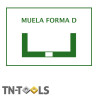 Muelas Forma D para Acero 19A