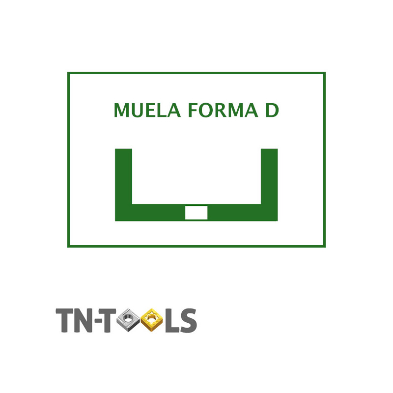 Muelas Forma D para Widia 24C Muelas Forma D para Widia 24C