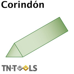 Lima Triangular Corindón para Acero 19A