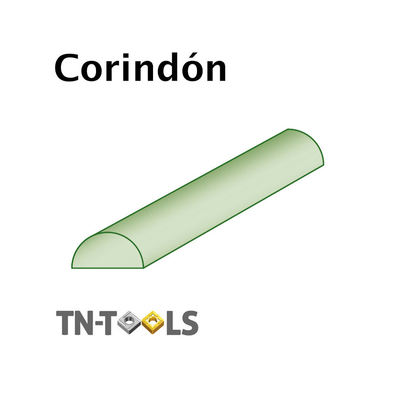 Corondum Half-Round File for Steel 19A