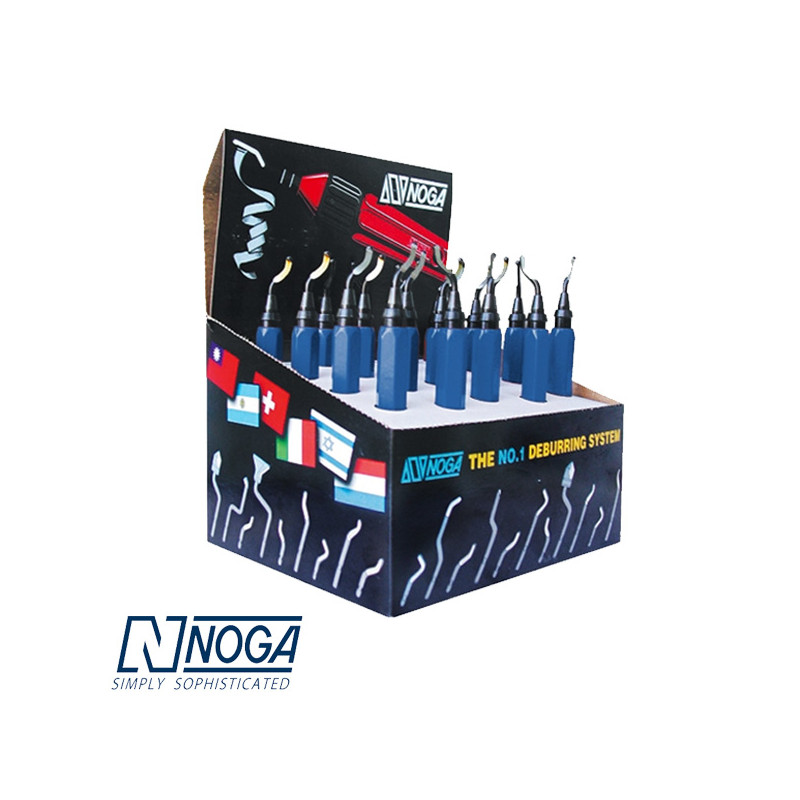 Kit de Herramientas de Desbarbado Cuchilla Tipo S Noga Rapid Burr RB1500 Kit de Herramientas de Desbarbado Cuchilla Tipo S Noga Rapid Burr RB1500