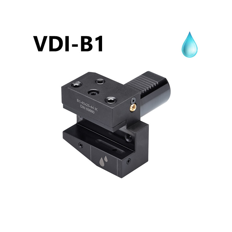 Portaherramientas Radial forma B1 tipo VDI ISO 10889 Derecha Refrigeración Interna