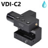 Axial Toolholders C2 Form VDI ISO 10889 Left Internal Coolant