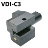 Porte-outils axials Form C3 inversé VDI ISO 10889 Droite