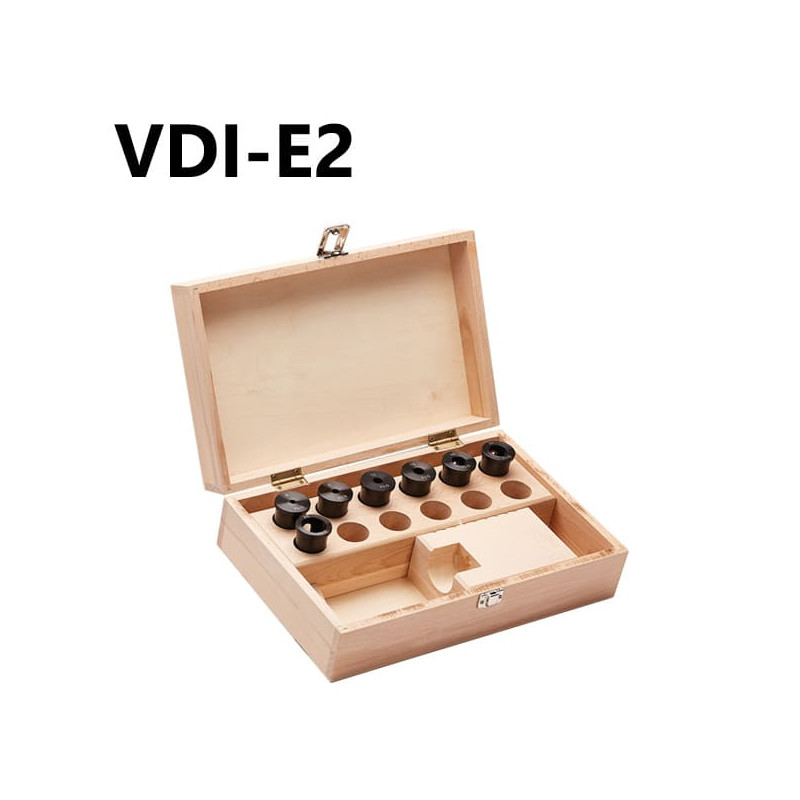 Set de Casquillos de Reducción para Soportes de Barras de Mandrinar forma E2 VDI ISO 10889 Set de Casquillos de Reducción para Soportes de Barras de Mandrinar forma E2 VDI ISO 10889