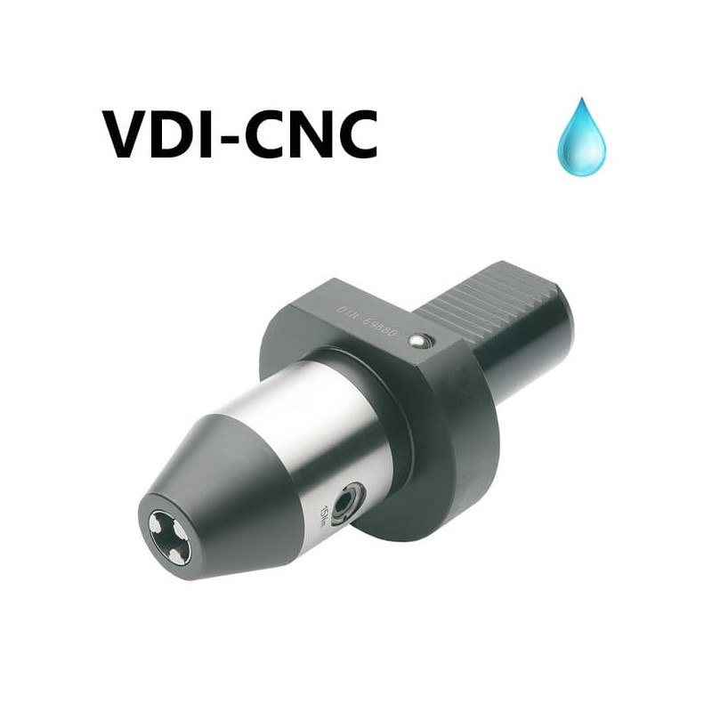 Portabrocas CNC con refrigeración central VDI ISO 10889