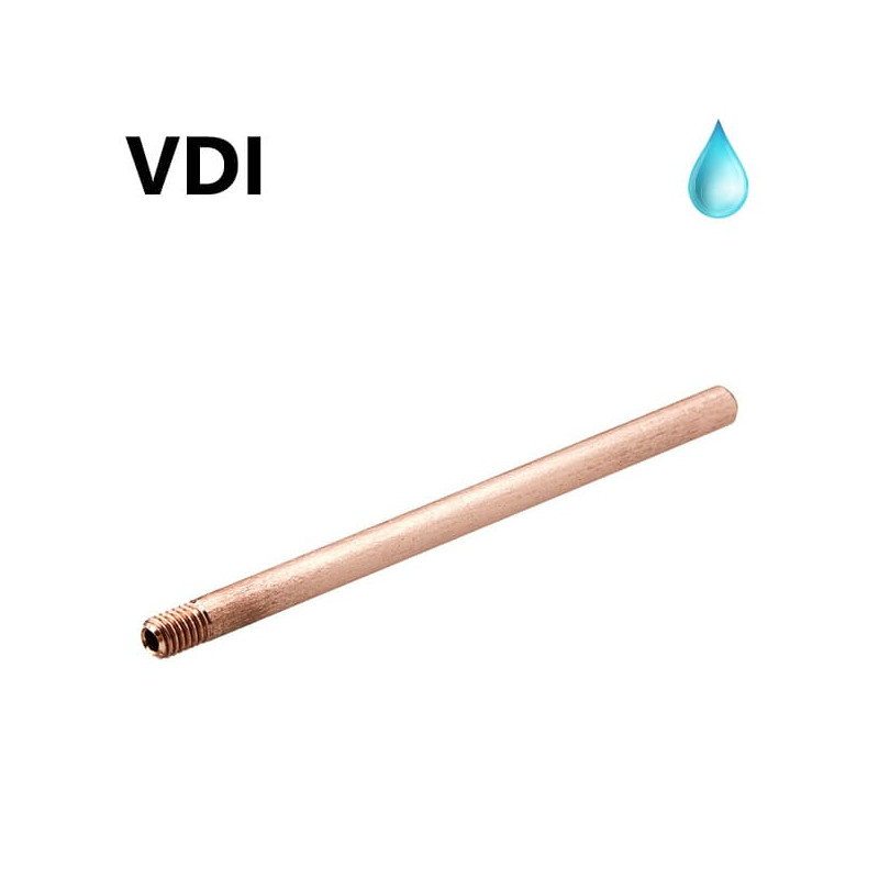 Coolant tube brass VDI ISO 10889