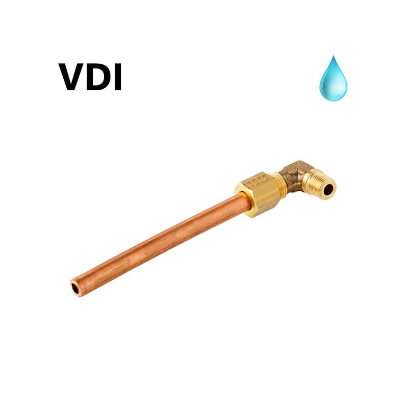 Tubo Refrigerante con Adapatdpr 1/8" VDI ISO 10889