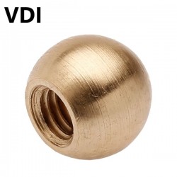 Ball sprayer nozzle brass VDI ISO 10889