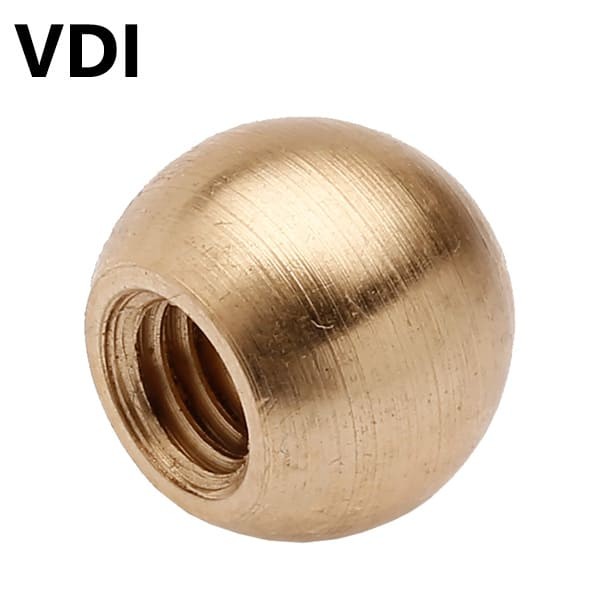 Ball sprayer nozzle brass VDI ISO 10889
