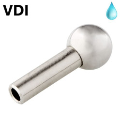 Boquillas de bola con tubo refrigerante VDI ISO 10889