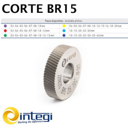 Moleta de Corte con Dentado Helicoidal Derecho BR15