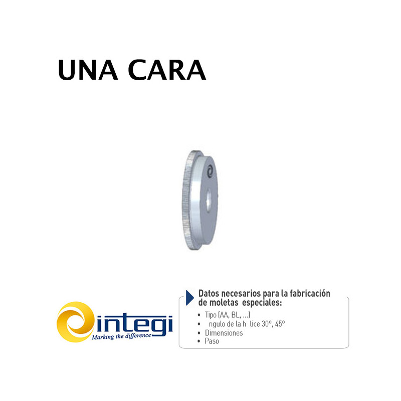 Moleta Escalonada una Cara Moleta Escalonada una Cara