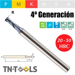 4G Fresa MD Z2 30º