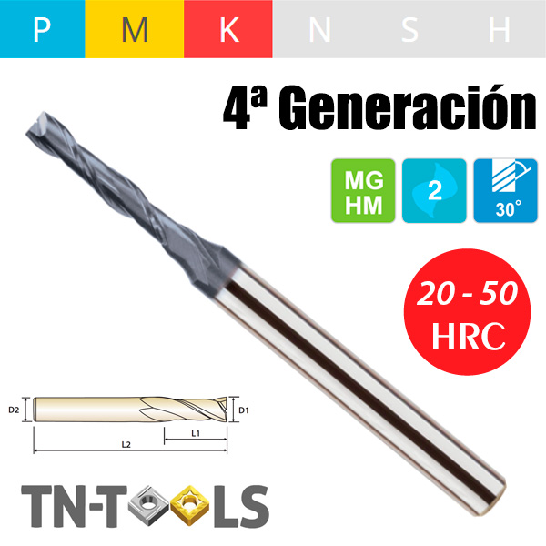 4G Fresa MD Z2 SERIE LARGA 30º 4G Fresa MD Z2 SERIE LARGA 30º