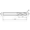 4 FLUTE LONG LENGTH CORNER RADIUS