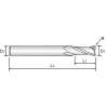 2 FLUTE LONG LENGTH CORNER RADIUS