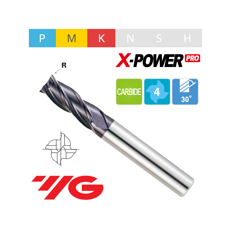 Fresa MD Z4 X-POWER Pro Serie Larga Fresa MD Z4 X-POWER Pro Serie Larga