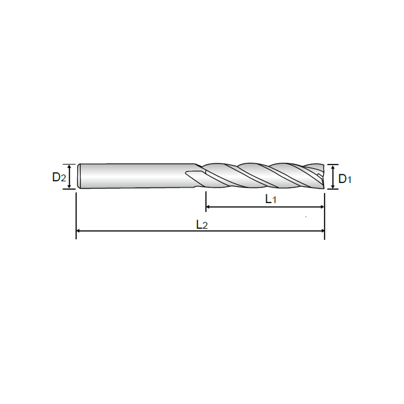 4 FLUTE LONG LENGTH