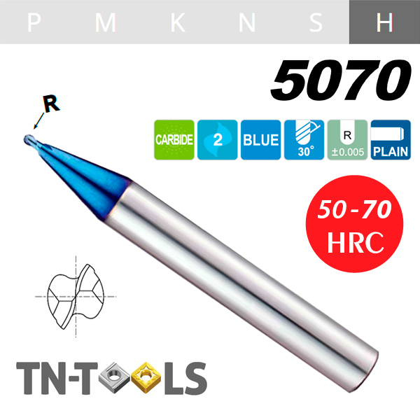 X5070 Fresa MD Z2 ESFERICA MINI 30º X5070 Fresa MD Z2 ESFERICA MINI 30º