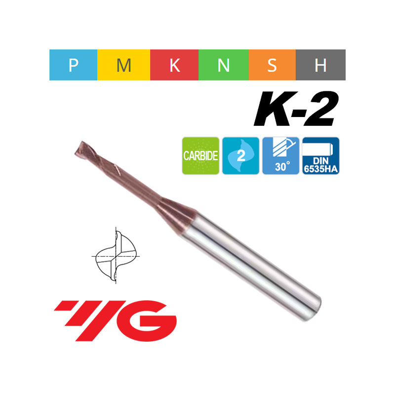 Fresa K2 MD Z2 DESTALONADA PARA RANURAR Fresa K2 MD Z2 DESTALONADA PARA RANURAR
