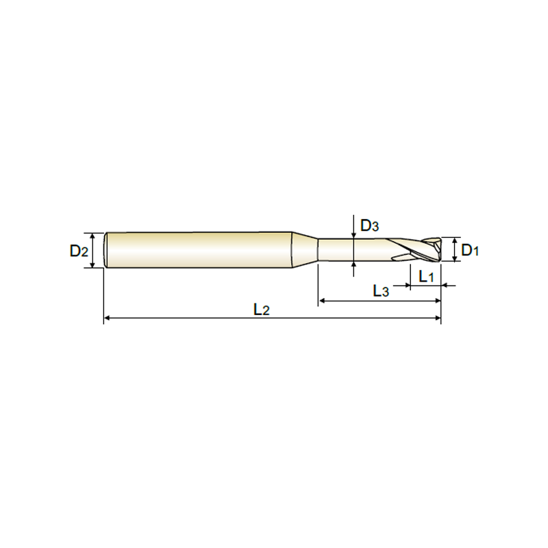 Fresa K2 MD Z2 DESTALONADA PARA RANURAR