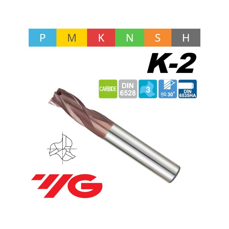Fresa K2 MD Z3 SERIE LARGA Fresa K2 MD Z3 SERIE LARGA