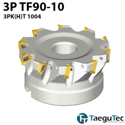 Taegutec 3P TF90-10 Plato de Fresado a 90º Adaptable para 3PK(H)T 1004…