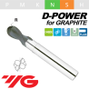 D-POWER Fresa MD Z2 ESFERICA SERIE CORTA DESTALONADA Rec.