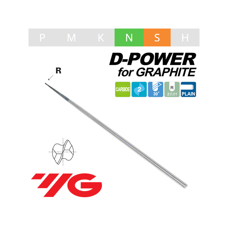 D-POWER Fresa MD Z2 ESFERICA CONICA Rec. D-POWER Fresa MD Z2 ESFERICA CONICA Rec.