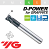 D-POWER Fresa MD Z3 ESFERICA CORTA Rec.