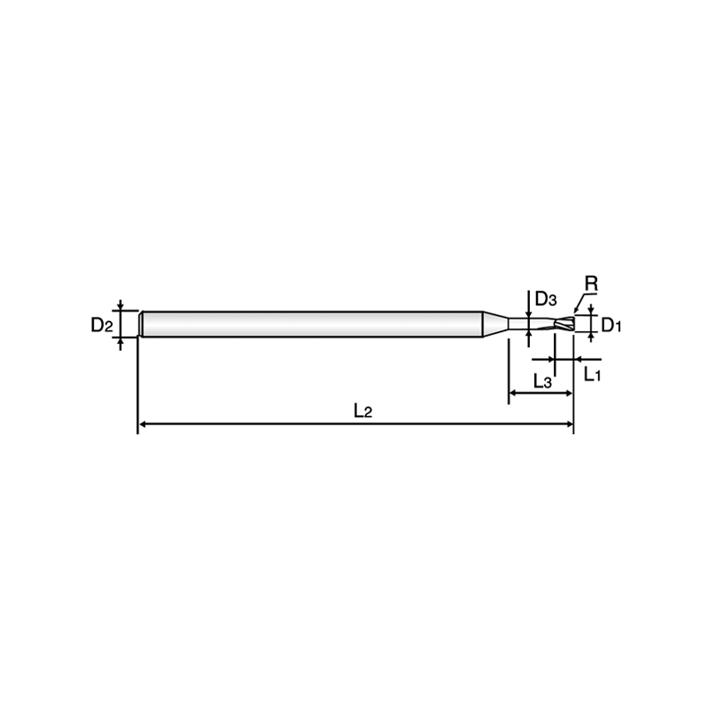 D-POWER Fresa MD Z2 TORICA SERIE MINI DESTALONADA Rec.