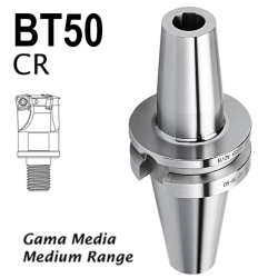 Cono Portafresas MAS403 BT50 para Cabeza Roscada Gama Media