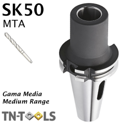 Cono reductor DIN69871 SK50 para morse MTA Gama Media