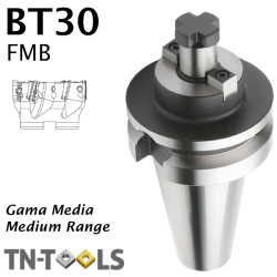 Cono Portafresas MAS403 BT30 con Chavetas Frontales FMB Gama Media