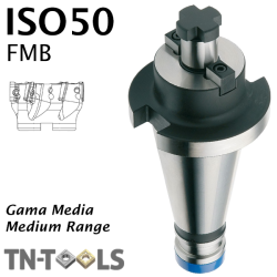 Cono Portafresas DIN2080 ISO50 con Chavetas Frontales FMB Gama Media
