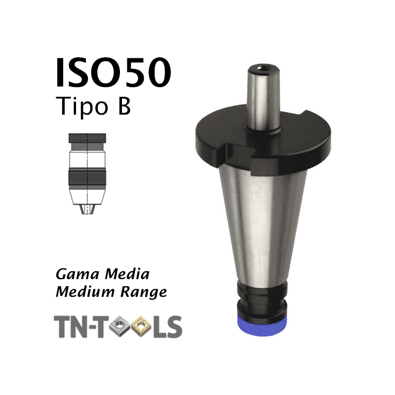 Cono Portabrocas ISO50 con espiga tipo B Gama Media Cono Portabrocas ISO50 con espiga tipo B Gama Media