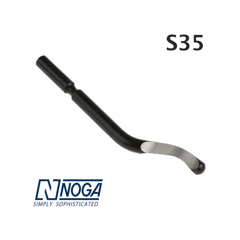 Cuchilla de desbarbado Noga S35 HSS