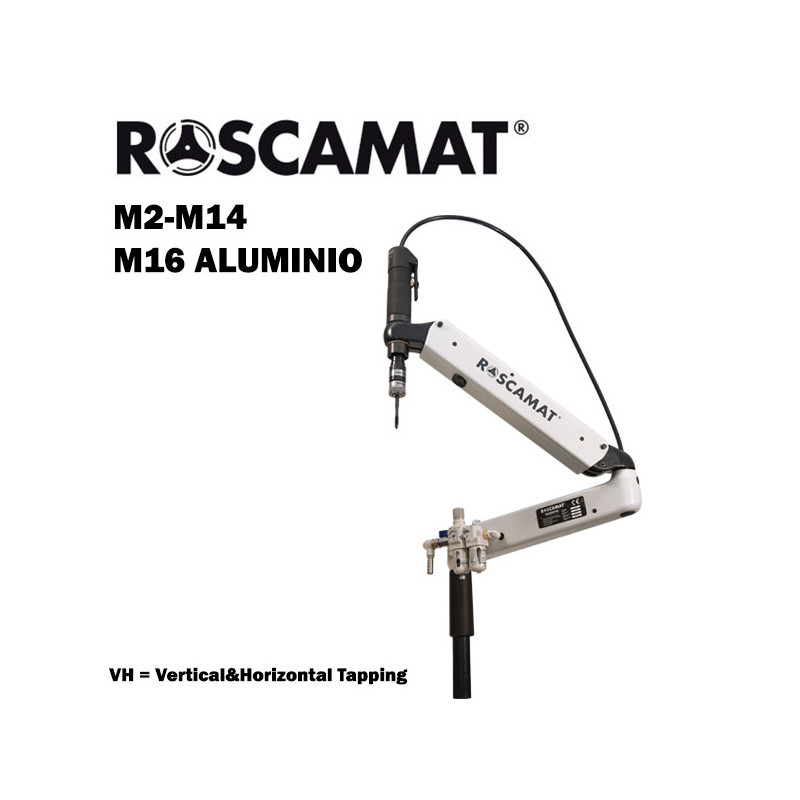 Roscadora Pneumática Roscamat 200 M2-M16